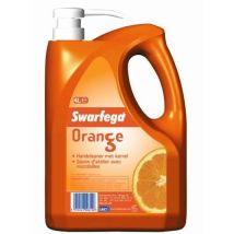 DEB Swarfega - Abrazivní tekuté mýdlo Orange 4l s pumpičkou - Oranžové, pro důkladné čištění rukou
