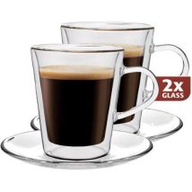 Skleněný termošálek Maxxo Lungo 0,22 l Manutan