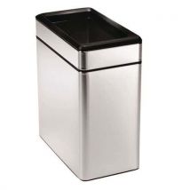 Simplehuman Odpadkový koš Open 10 l z matné nerezové oceli, Manutan
