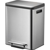 Odpadkový koš EcoCasa Step Bin 15 + 15 l – EKO, Manutan