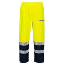 Portwest Kalhoty Bizflame Rain+ Hi-Vis Light Arc, modrá/žlutá, vel.L, Manutan