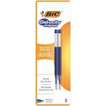 Náplň do gelových per BIC Gel-ocity Original se středním hrotem, modrá, Manutan