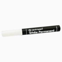 Centropen CENTROPEN značkovač permanentní, 8586/1, stopa 2,5 mm, sada 10 ks, bílý Manutan