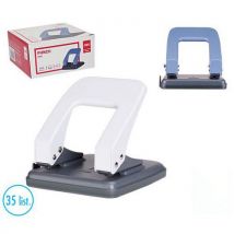 Deli Děrovačka DELI do 35 listů, bílá Manutan