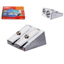 Deli Ořezávátko kov dvouděrové DELI, 12ks Manutan