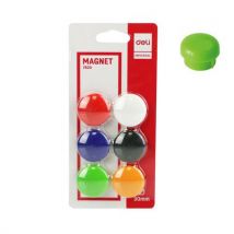 Deli - Magnet 30mm, 6ks - Kancelářské potřeby