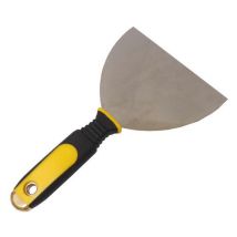TopTrade TOPTRADE špachtle na sádrokarton, s plastovou rukojetí a bitem, 150 mm Manutan