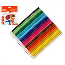 Deli Pastelky DELI trojhranné ColoRun bezdřevé 24 barev Manutan