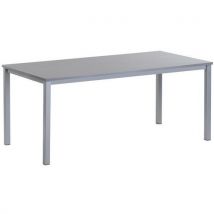 Konferenční stůl Perfecta Verona, 180 x 90 x 77,4 cm, dezén šedá, Manutan