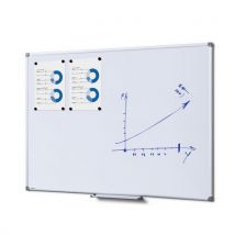 Popisovatelná magnetická tabule - Whiteboard SCRITTO 90x120 cm, lakovaný povrch,