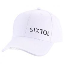 Sixtol Kšiltovka s LED světlem B-CAP 25lm, nabíjecí, USB, univerzální velikost, bílá SIXTOL, Manutan