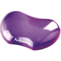 Gelová podložka pod zápěstí Fellowes CRYSTAL, fialová,