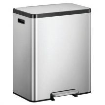 Odpadkový koš s nožním pedálem na tříděný odpad EcoCasa II 30 + 30 l EKO, Manutan