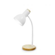 Stolní lampa Platinet Marma, 1 x E27, 40W, bílá,