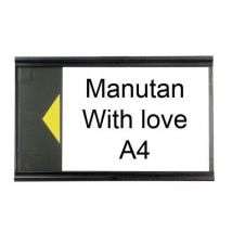 Novap Informační rámeček A4, černý Manutan