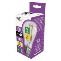 Emos LED žárovka Filament A60, patice E27, 5 W, teplá bílá Manutan