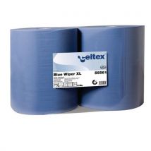 Průmyslové papírové utěrky Celtex Blue Wiper XL 2vrstvé, 1 000 útržků, 2 ks, Manutan