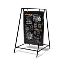 Křídové Áčko Swing 50 x 70 cm černá,