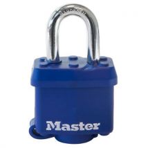 Visací zámek Master Lock odolný povětrnostním vlivům, průměr třmene 10 mm, výška 25 mm, Manutan