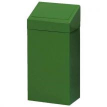 Kovona Kovový odpadkový koš na tříděný odpad, objem 50 l, zelený, Manutan