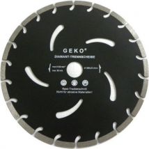 Geko Diamantový řezný kotouč, segmentový, 300x25,4x10mm GEKO Manutan