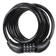Spirálový kombinační zámek na kolo Master Lock 1,8m, Manutan