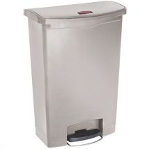 Rubbermaid Plastový odpadkový koš Slim Jim Step On Front Step 90 l béžový, Manutan