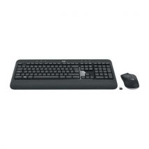 Set bezdrátové klávesnice a myši Logitech MK540, CZ/SK, černý, Manutan