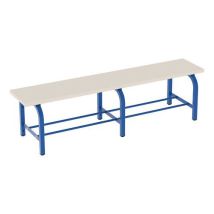 Lavice Alex s roštem, 150 cm, modrá Manutan