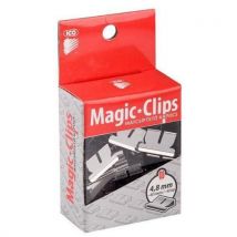 Kancelářské sponky Magic clips, 50 ks, 4,8 mm, Manutan