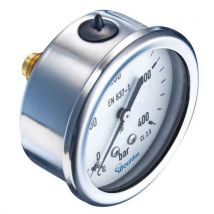 Bourdon BOURDON tlakoměr glycerinový, průměr 63 mm, 10 bar, Manutan