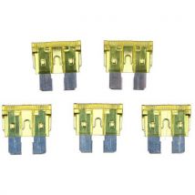 Sixtol Sada nožových automobilových pojistek MECHANIC FUSE SET 20A, 100ks SIXTOL, Manutan