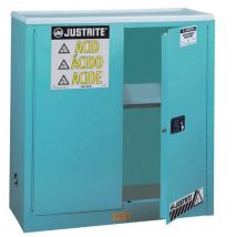 Skříň na nebezpečné látky Justrite Sure-Grip EX, 1118 x 1092 x 457 mm, automatické uzavírání Manutan