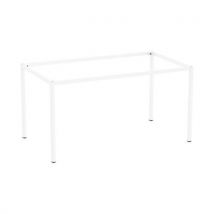 Rám a nohy pro jídelní stůl Versys, 1400x800 mm, bílá RAL9003, Manutan