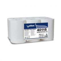 Papírové ručníky v Matic roli Celtex Master 115 bílé, 6ks, Manutan