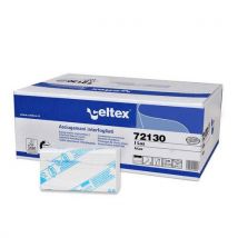 Papírové ručníky skládané Celtex LUX 2vrstvy, bílá, 3200ks, Manutan
