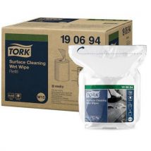 Náhradní balení vlhčených utěrek Tork Premium na čištění povrchů, 58ks, Manutan
