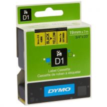 Dymo Páska D1, šířka 19 mm, žlutá, černý tisk, Manutan