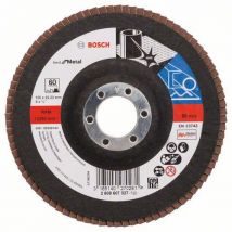 Bosch - Lamelový brusný kotouč X571, Best for Metal 125 mm, G60, rovný, 10 BAL, Manutan