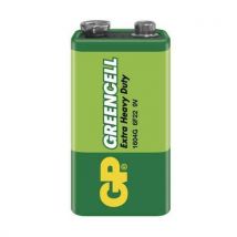Zinkochloridová baterie GP Greencell 9V fólie, Manutan