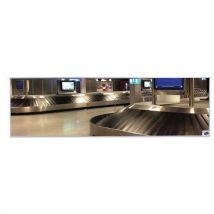 Průmyslové obdélníkové zrcadlo Dancop, 100 x 30 cm Manutan