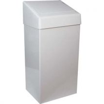 Kovona Kovový odpadkový koš na tříděný odpad, objem 50 l, šedý, Manutan