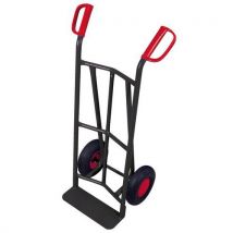 Variofit Rudl RU226, do 200 kg, 55 x 43 x 110 cm, nafukovací kola, šedý Manutan