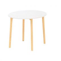 Alfa Office Kruhový konferenční stůl Alfa Root, 90 x 74,2 cm, bílý Manutan