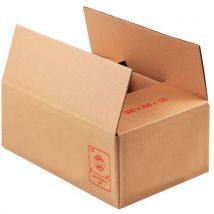 Krabice Caisse vlnitá lepenka rozměr: 300x200x125, Manutan