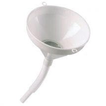 Mobil Plastic Plastový trychtýř se sítem a flexibilní hadicí, průměr 250 mm Manutan