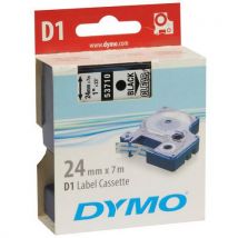 Dymo Páska D1, šířka 24 mm, průhledná, černý tisk, Manutan