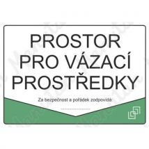 Prostor pro vázací prostředky, plast 297 x 210 x 0,5 mm A4, Manutan