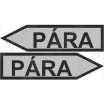 Pára, samolepka 285 x 74 x 0,1 mm vlevo, Manutan