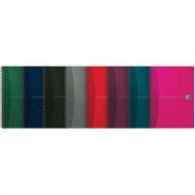 Oxford - 10 cuadernos essential a4 100págs 90g cuadrícula 5mm surtido